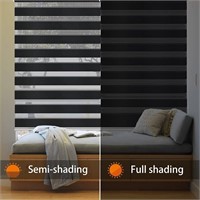 SEEYE Zebra Blinds  Black  23.6x90