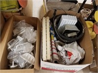 2 Boxes of Misc Items - Bucket, Baskets, Etc