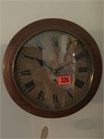 Round English "Fuzzee" Clock. Time Only.