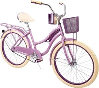 Huffy 24” Womens Nel Lusso Cruiser Bike, Purple
