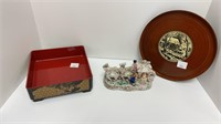 (2) alcohol & stainproof lacquer ware from Japan