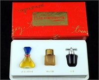Liz Claiborne 3 Miniature Perfumes & Bottles Set