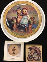 Hummel Collectible Plate, Mini Plate & Puzzle