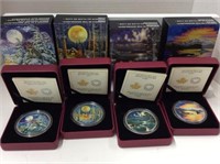 2017 - Coin Set  99.99 Silver Animals In The Moon