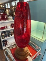 Pedestal Vase with Lighted Canister