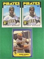 Lot Barry bonds 1986 Topps rookie cards