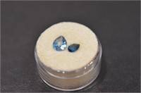 1.65 Ct. Pear Cut Blue Topaz Gemstones