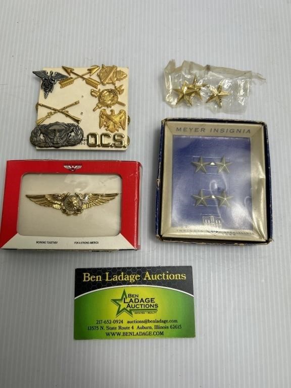 Meyers Insignia, Military Pins, and More