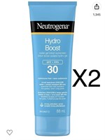 X2 Neutrogena Hydro Boost Water Gel Lotion