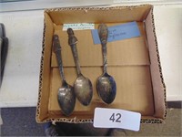 Quintuplets/Triplets Silver Plated Spoons