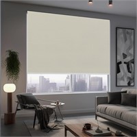 Beige Blackout Roller Shades 54W x 79H