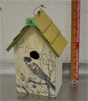 Wood bird house decor