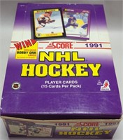 1991 Nhl Score Hockey Player Cards Box Complete