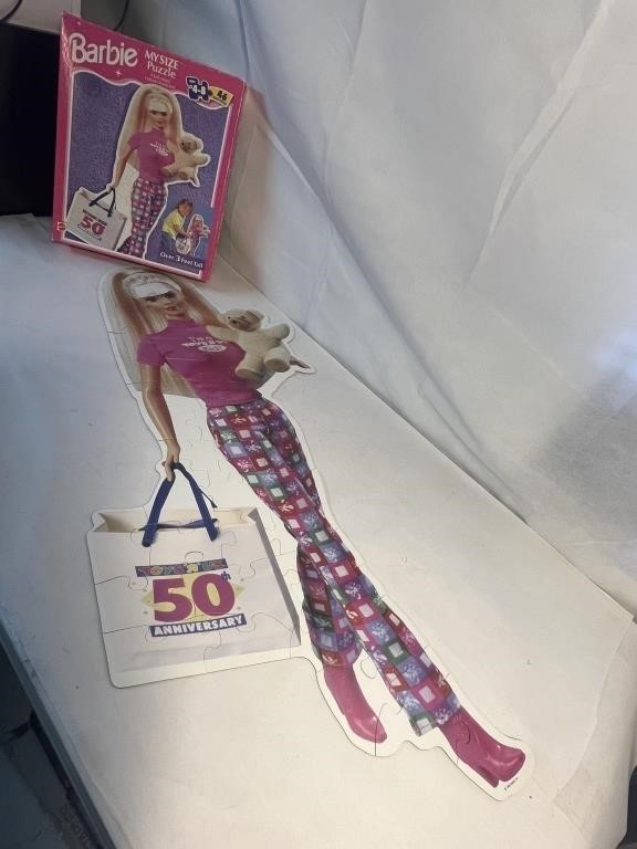 1998 46 PIECE MY SIZE BARBIE PUZZLE