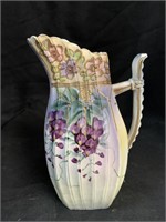 7.5 “ ANTIQUE HAND-PAINTED PORCELAIN PITCHER