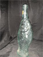 13 “ FIGURAL FISH BOTTLE