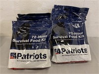 6 72-Hr Survival Food Kit 4Patriots