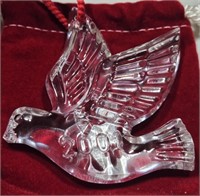 Waterford Crystal Ornament Dove 2001