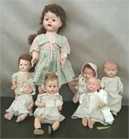 Box-7 Vintage Dolls, American Character Betsy