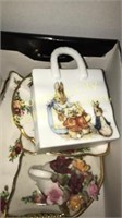 Peter rabbit porcelain purse