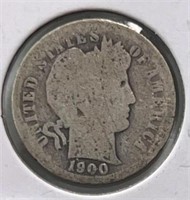 1900 Barber Dime