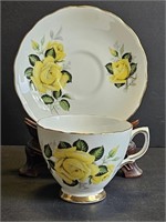 Colclough China Yellow Roses