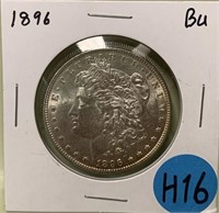 S - 1896 MORGAN SILVER DOLLAR (H16)