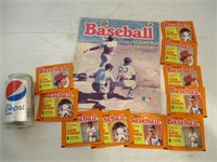 Album de stickers de baseball vide avec 10 packs