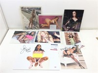 Autographed Adult Star Photo Lot. Some Certified