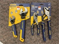 Irwin Mix Wrench & Plier Sets x 2 Sets