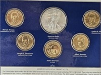 2015 US Mint Annual UNC Dollar Coin Set