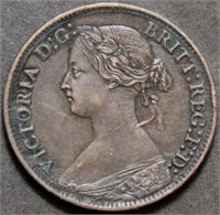 Great Britain Victoria Farthing 1875