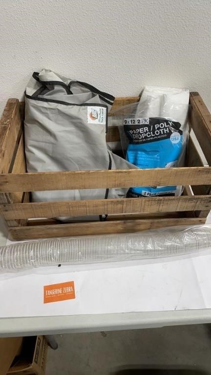 Crate w/ HTC Breathable Tool Savers Lot