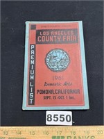 1961 LA County Fair Book