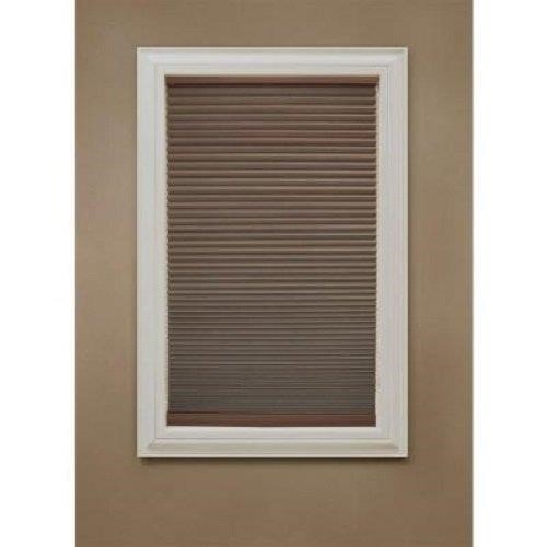 Mocha Cordless Blackout Cellular Shades for Window