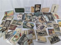 Large Collection of Antique Postcards