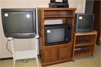 Rolling TV stands, Orion, Sanyo, Zenith TVs