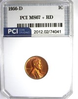 1956-D Cent MS67+ RD LISTS $5500