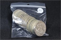 Bag Lot - Roll - Mixed Date Franklin Half Dollars