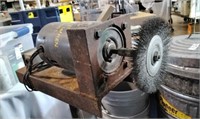 Bench Grinder on stand,