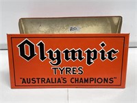 Original Olympic Tyres Dealership Tyre Display.