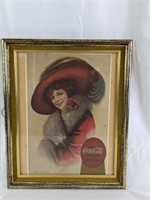 Framed 1911 Coca Cola Advertising