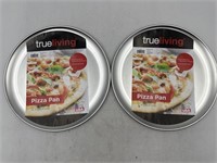 NEW Lot of 2- True Living Pizza Pan