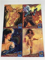 Lot of 4 1994 X-Men Fleer Ultra Trading Cards