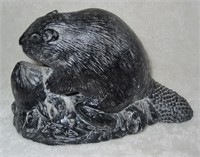 Wolfe Original Beaver Figure - Signed