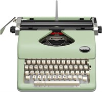 Maplefield Vintage Typewriter  8x11  Green