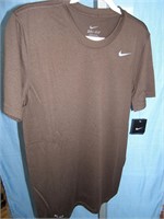 NIKE Dri-Fit T-Shirt, Brown, Size S