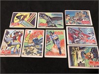 Eight Batman Collector Cards