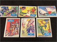 Six 1966 Batman Collector cards