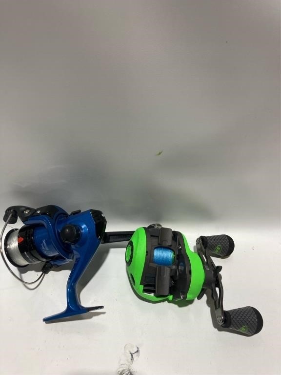 set of two used fishing reels